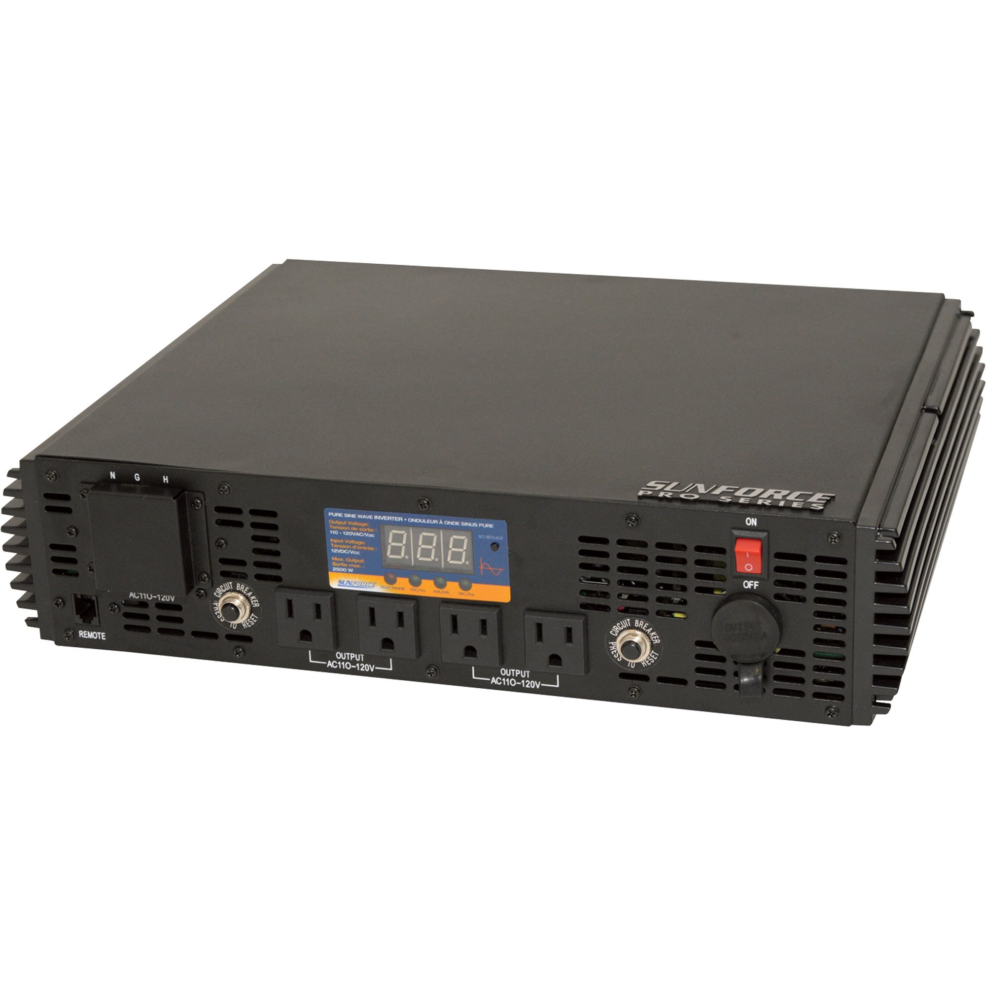 Sunforce Pure-Sine Wave Inverter — 2500 Watt, Model# 11260